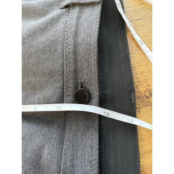 So Slimming By Chico's Womens 3 XL/16 Gray Elastic Waist Office Wear Pants FLAW - Picture 6 of 11